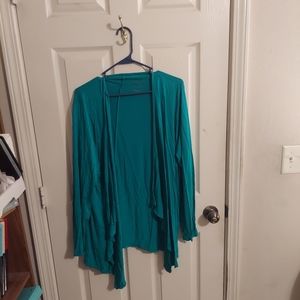 Turquoise Super Soft Knit Shrug Torrid Size 3 (24 equivalent)